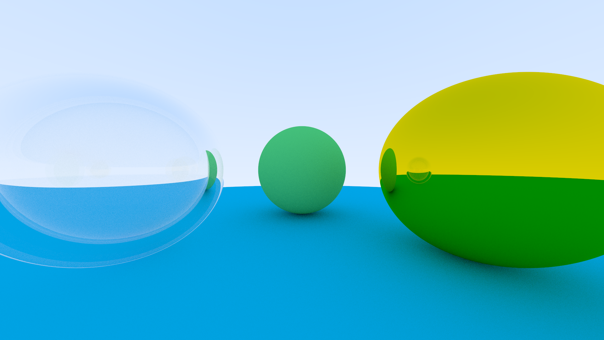 Glass bubble sphere.